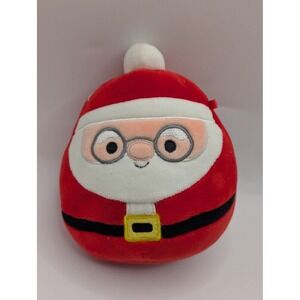 Squishmallows Santa Claus 5 Inch Christmas Plush Nick Kellytoy Red Holiday Toy
